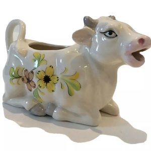 Lenwile Cow Creamer Vintage Ceramic 7254 Japan